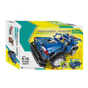 Конструктор на шасси - 2 в 1 джип/пикап QiHui QH8005 (443 деталей), 27Mhz