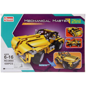 Конструктор на шасси - 2 в 1 пикап/родстер QiHui QH8003 (426 деталей), 27Mhz