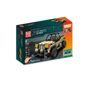 Конструктор моноблочный - военный джип Mould King 13013 (487 деталей), 2.4Ghz