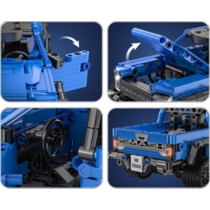 Конструктор - внедорожник Smash c инерционным механизмом Double Eagle C52029W (390 деталей)