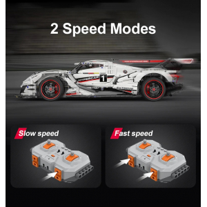 Конструктор модульный - споркар V12 Hypercar CaDA Master Double Eagle C61053W (4449 деталей), 2.4Ghz