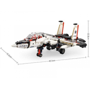 Конструктор модульный - 2 в 1 робот трансформер F15-EagleBot Double Eagle C51030W (917 деталей), 2.4Ghz