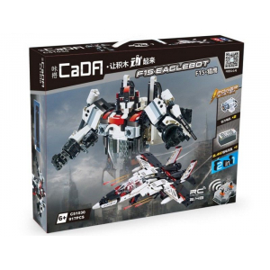 Конструктор модульный - 2 в 1 робот трансформер F15-EagleBot Double Eagle C51030W (917 деталей), 2.4Ghz