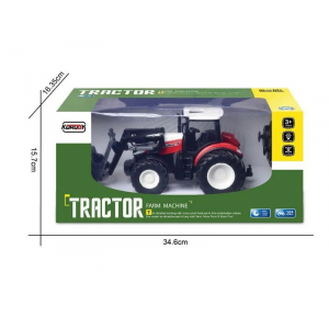 1:24 Трактор с механическим фронтальным погрузчиком Korody KR6631, 6 каналов, 2.4Ghz в ассортименте