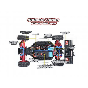 1:8 Remo Hobby Scorpion, Brushless, 4WD, 2.4Ghz