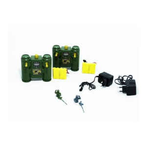 1:28 Танковый бой Zegan T-34/85 vs German Tiger, 2.4Ghz - ZG-99824