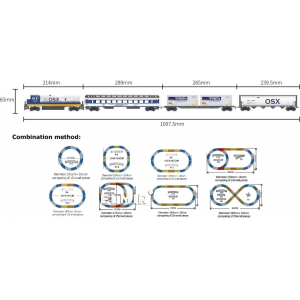 Железная дорога со звуком и огнями - 1612A