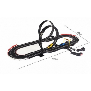 1:43 Гоночный автотрек JJ Slot Ралли (длина трека 555 см, от сети) - JJ98-2