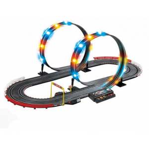 1:43 Гоночный автотрек JJ Slot Ралли (длина трека 384 см, от сети) - JJ82-2