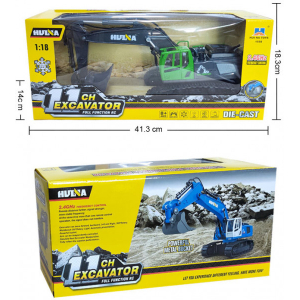 1:18 Экскаватор HuiNa 1558, 11 каналов