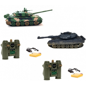 1:28 Танковый бой Zegan Т-90 vs ZTZ96 Китай, 2.4Ghz - ZG-99850