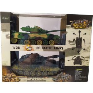 1:28 Танковый бой Zegan Т-90 vs ZTZ96 Китай, 2.4Ghz - ZG-99850