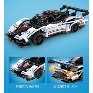 Конструктор на шасси - автомобиль Z-Wind Double Eagle C51054W (457 деталей), 2.4Ghz / Bluetooth