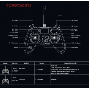 Аппаратура управления 16-канальная Jumper T-Lite V2 ELRS 2.4Ghz