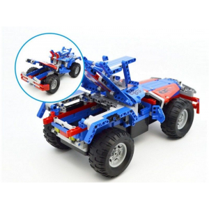 Конструктор на шасси - 2 в 1 грузовик/джип "Оптимус Прайм" Double Eagle C51002W (531 деталь), 2.4Ghz