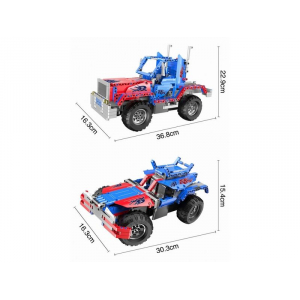 Конструктор на шасси - 2 в 1 грузовик/джип "Оптимус Прайм" Double Eagle C51002W (531 деталь), 2.4Ghz