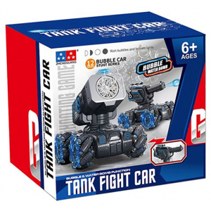 1:14 Дрифт танк-робот 4WD (2в1: стреляет орбизами или пускает пузыри), (часы + пульт) - UD2801A, 2.4Ghz