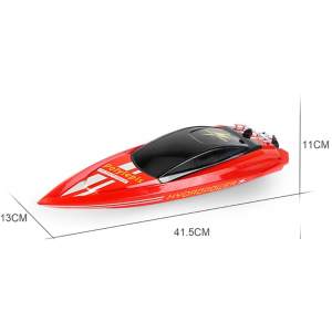 1:18 Катер Red HydroJet с водомётом - HC807, 2.4Ghz