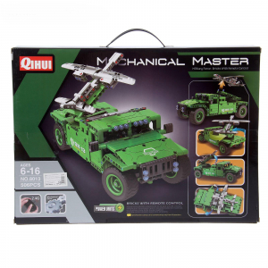 Конструктор модульный - боевой джип QiHui QH8013 (506 деталей), 2.4Ghz