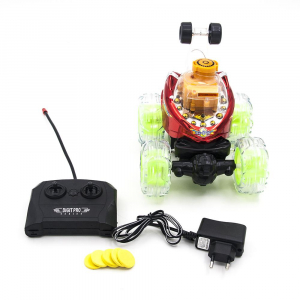 Машина-перевертыш музыкальная, стреляет дисками RD970-2