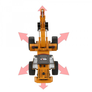 1:18 Колесный экскаватор HuiNa 1530, 6 каналов