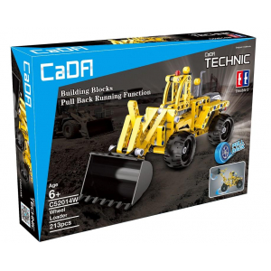 Конструктор - бульдозер c инерционным механизмом Double Eagle C52014W (213 деталей)