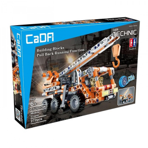 Конструктор - автокран c инерционным механизмом Double Eagle C52013W (272 детали)