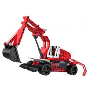 Конструктор - экскаватор c инерционным механизмом Double Eagle C52012W (235 деталей)