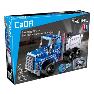 Конструктор - грузовик c инерционным механизмом Double Eagle C52011W (301 деталь)