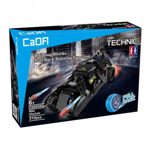 Конструктор - бэтмобиль c инерционным механизмом Double Eagle C52005W (212 деталей)