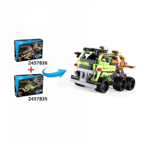 Конструктор - багги c инерционным механизмом Double Eagle C52002W (161 деталь)