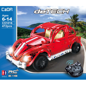 Конструктор на шасси - ретро-автомобиль Жук Double Eagle C51016W (472 детали), 2.4Ghz