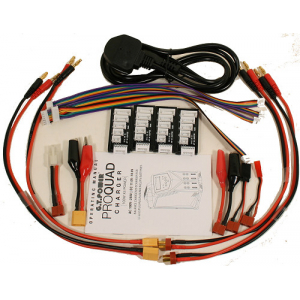 Универсальное зарядно-разрядное устройство с балансиром G.T.Power X4 Pro Quad (12/220V C:7A D:1A)