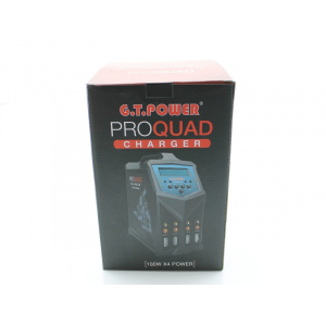 Универсальное зарядно-разрядное устройство с балансиром G.T.Power X4 Pro Quad (12/220V C:7A D:1A)