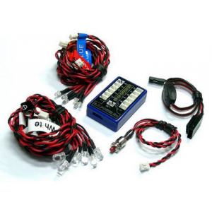 Комплект освещения G.T.Power (12 светодиодов, 4 режима) с блоком управления