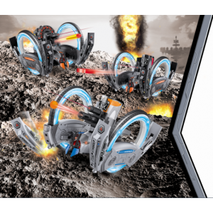 Боевая машина Keye Toys Space Warrior, (лазер, диски), 2.4Ghz