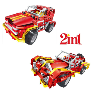 Конструктор на шасси - 2 в 1 джип/родстер QiHui QH8002 (472 деталей), 27Mhz