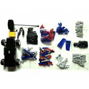 Конструктор на шасси 2 в 1 - спорткар/тягач "Оптимус Прайм" QiHui QH8006 (455 деталей), 27Mhz