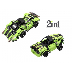 Конструктор на шасси - 2 в 1 автомобиль/спорткар QiHui QH8020 (335 деталей), 27Mhz