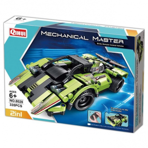Конструктор на шасси - 2 в 1 автомобиль/спорткар QiHui QH8020 (335 деталей), 27Mhz