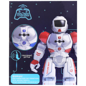 Робот серии "Пультовод" (свет, звук, песни, сказки, сенсорный датчик, русское озвучивание)
