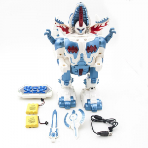 Робот-трансформер Динозавр, дышит паром - 6033A