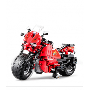 Конструктор модульный - спортивный мотоцикл Double Eagle C51024W (484 детали), 2.4Ghz