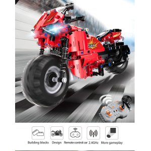 Конструктор модульный - спортивный мотоцикл Double Eagle C51024W (484 детали), 2.4Ghz