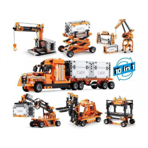 Конструктор моноблочный - 10 в 1 CaDa Steam - порт Double Eagle C71002W (634 детали)