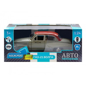 1:24 Волга ГАЗ-21 c инерционным механизмом