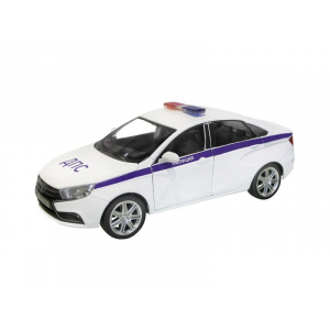 1:24 Lada Vesta полиция ДПС c инерционным механизмом