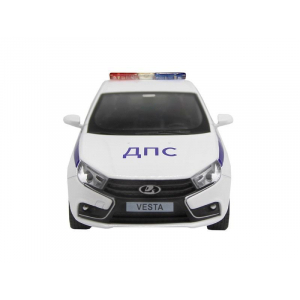 1:24 Lada Vesta полиция ДПС c инерционным механизмом
