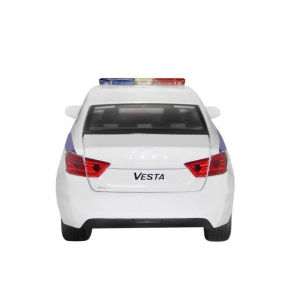 1:24 Lada Vesta полиция ДПС c инерционным механизмом