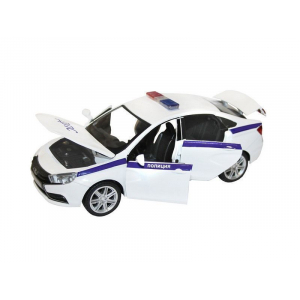 1:24 Lada Vesta полиция ДПС c инерционным механизмом